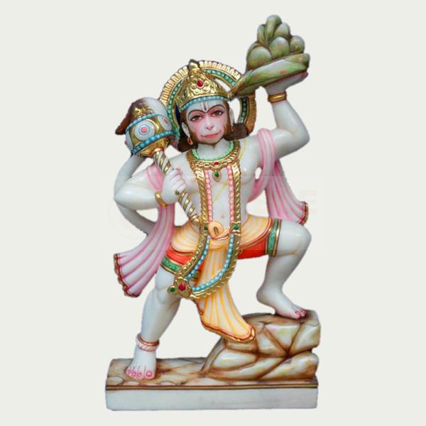 1-Marble Hanuman Statue